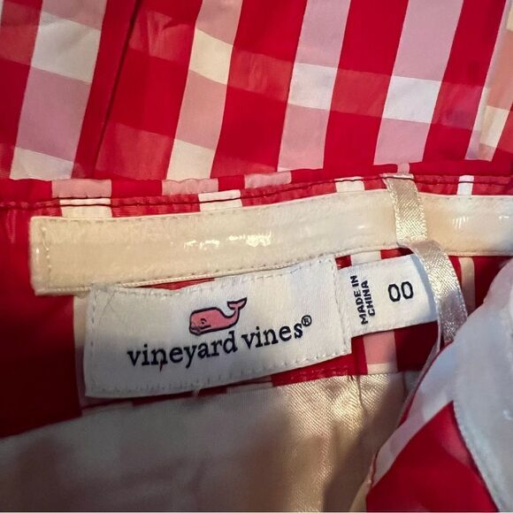 Vineyard vines red & white checkered strapless dress - Picture 7 of 11